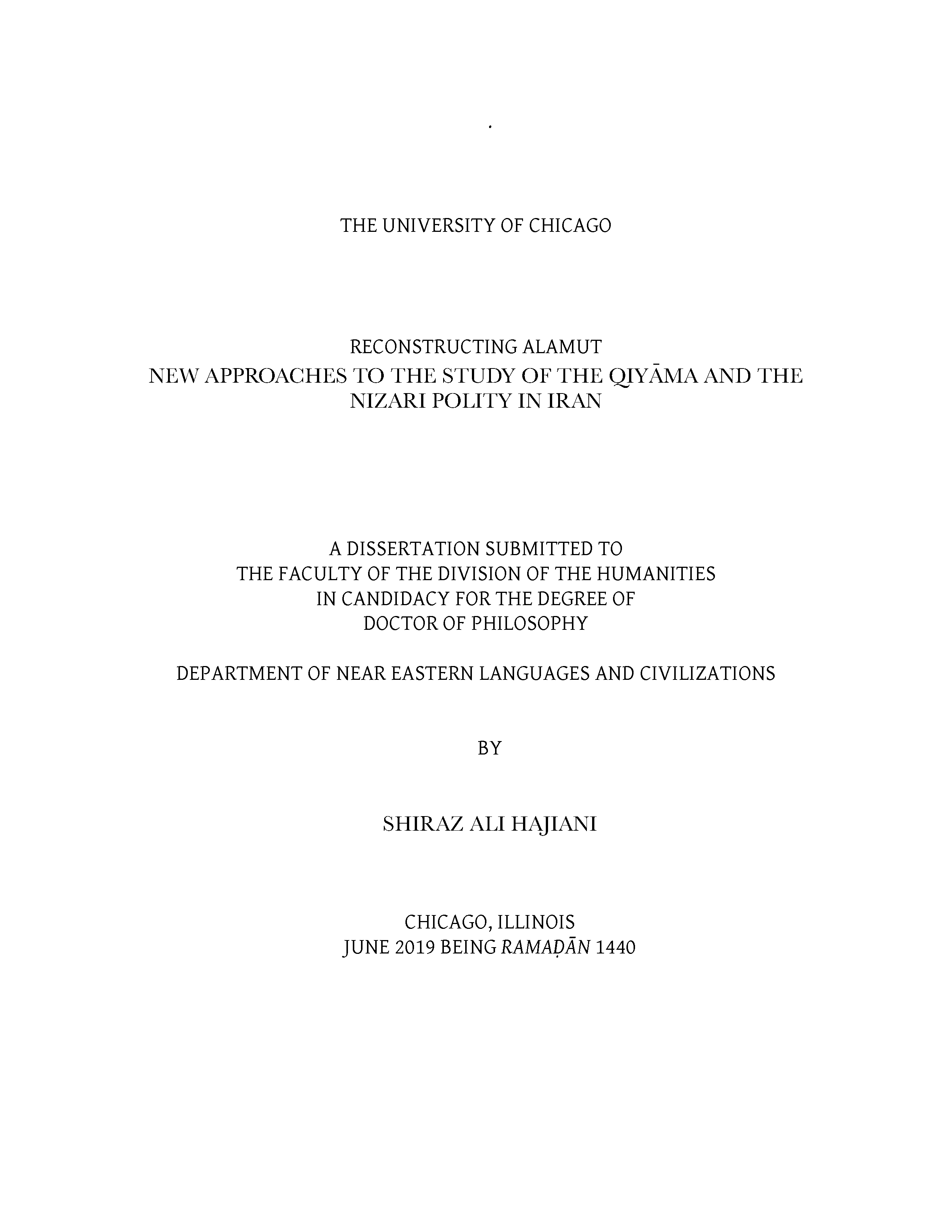 Hajiani Dissertation